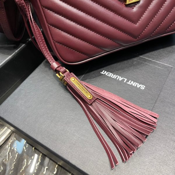 Y Lou Camera Bag In Quilted Leather