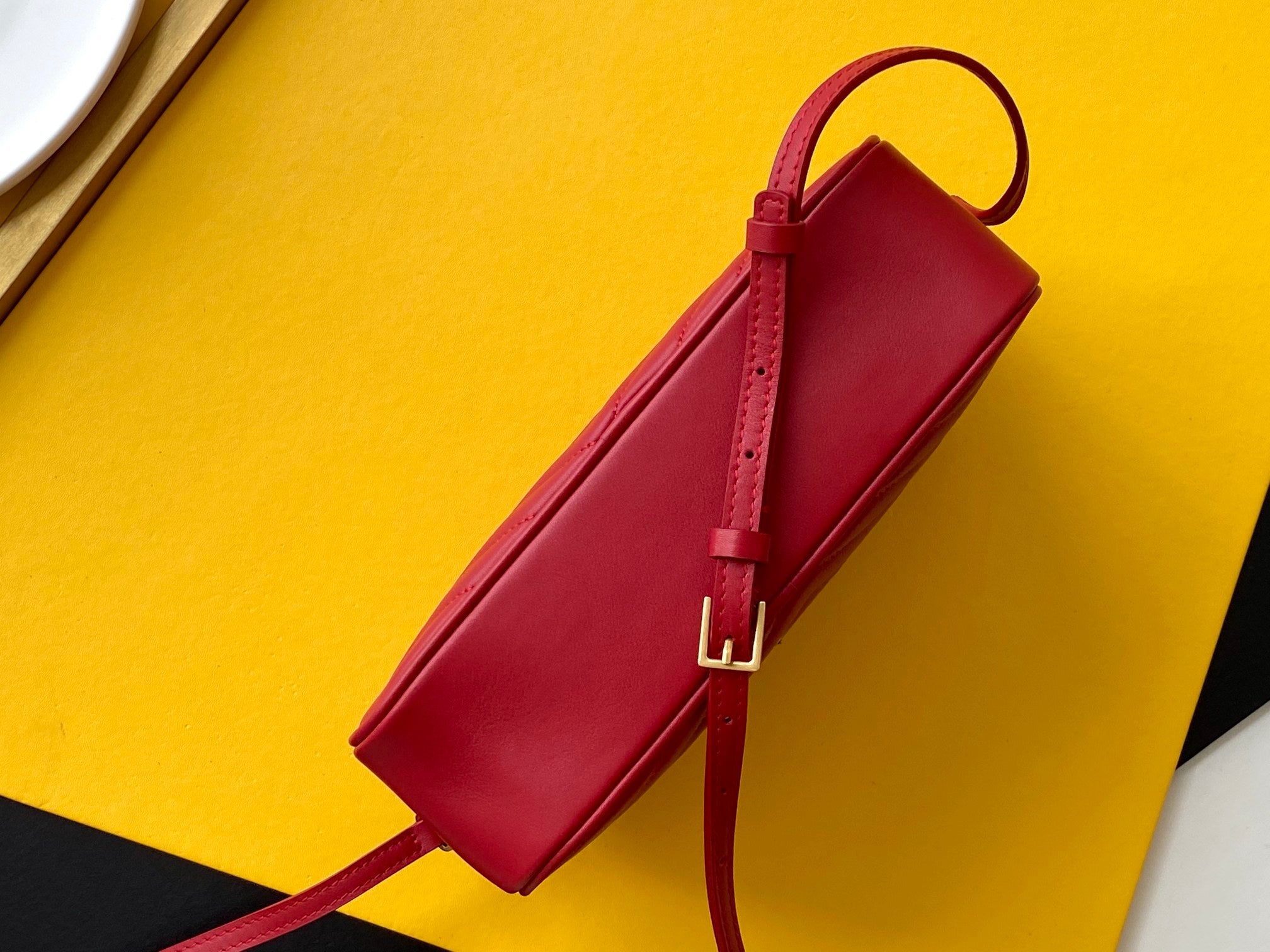 Y Lou Camera Bag In Quilted Leather - Image 2