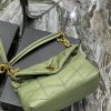 Y PUFFER MEDIUM BAG IN QUILTED LAMBSKIN