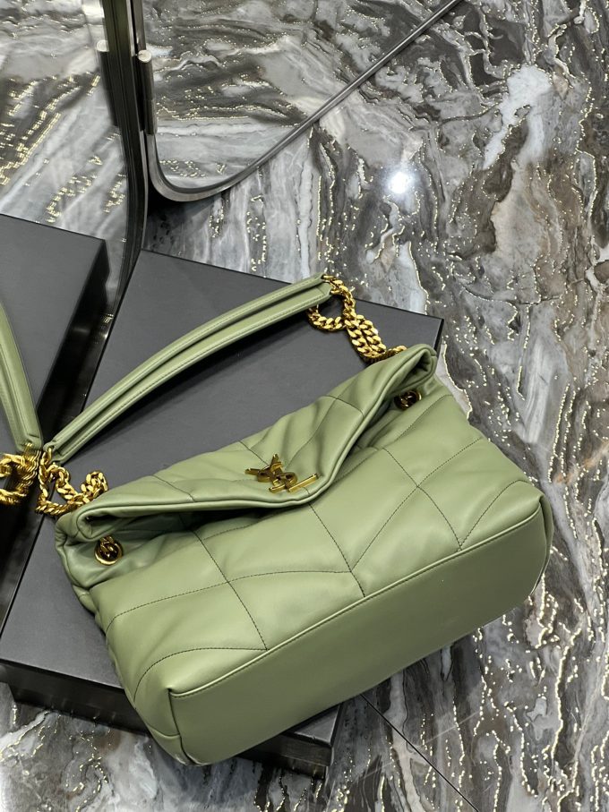 Y PUFFER MEDIUM BAG IN QUILTED LAMBSKIN - Image 9