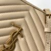 Y Lou Camera Bag In Quilted Leather