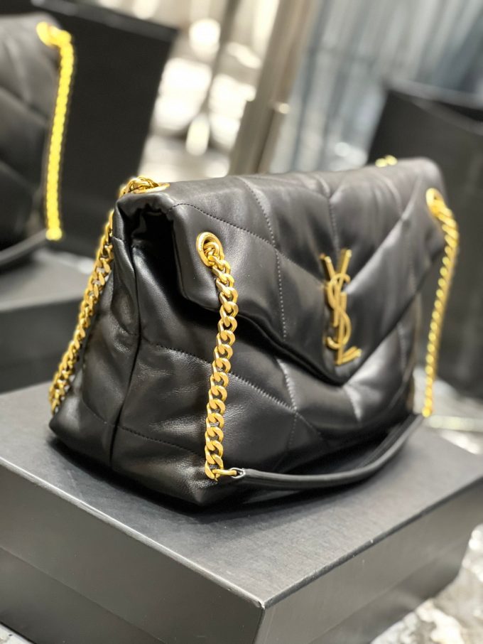 Y PUFFER MEDIUM BAG IN QUILTED LAMBSKIN - Image 26
