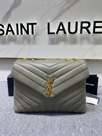 Y Loulou Medium Chain Bag In Y Leather