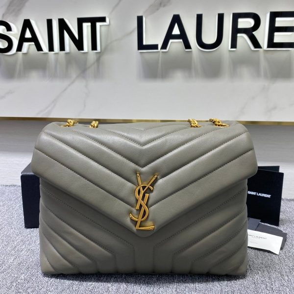 Y Loulou Medium Chain Bag In Y Leather