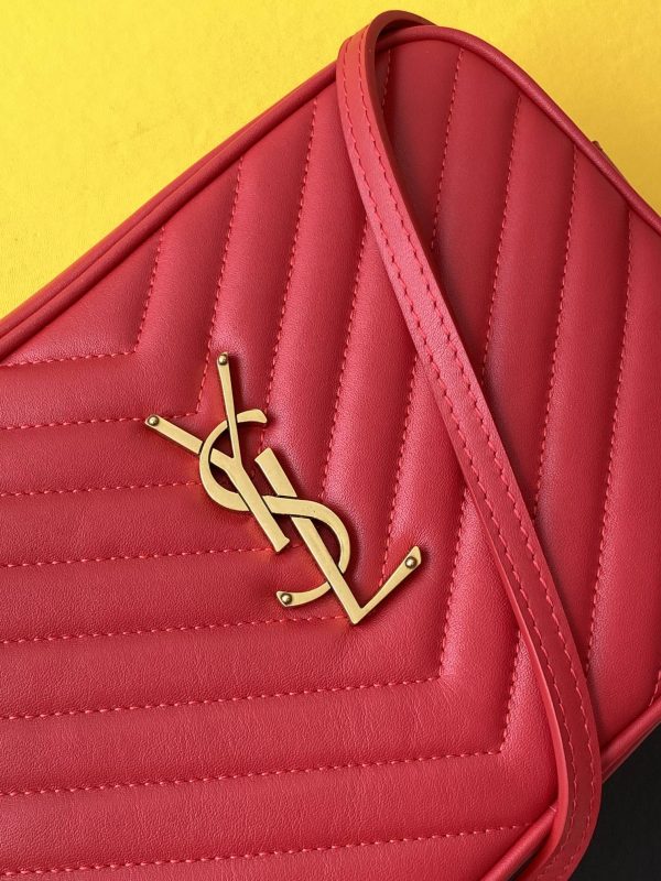 Y Lou Camera Bag In Quilted Leather