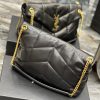 Y PUFFER MEDIUM BAG IN QUILTED LAMBSKIN