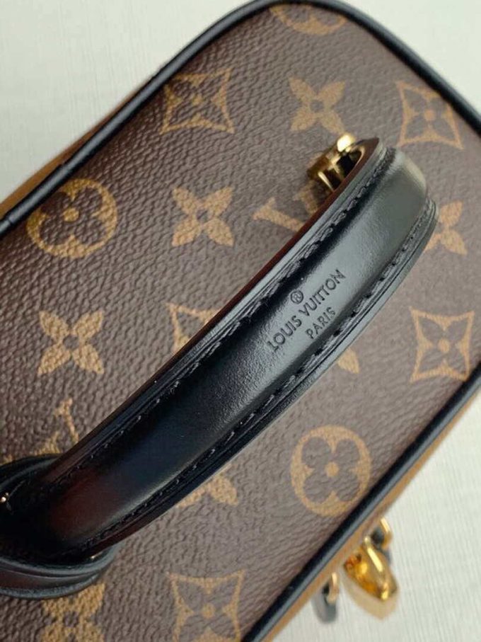 Louis M45165 Vanity Pm Monogram Reverse Bag - Image 6