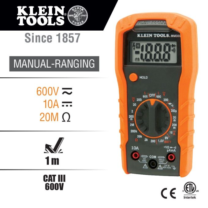 Klein Tools 69149P Test Kit with Multimeter, Non-Contact Volt Tester, Receptacle Tester - Image 4
