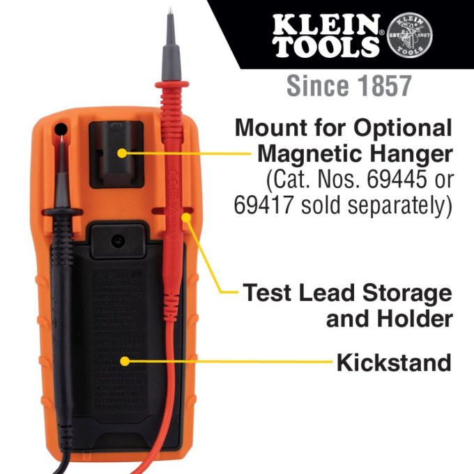 Klein Tools MM420 Digital Multimeter, Auto-Ranging TRMS Multimeter - Image 8