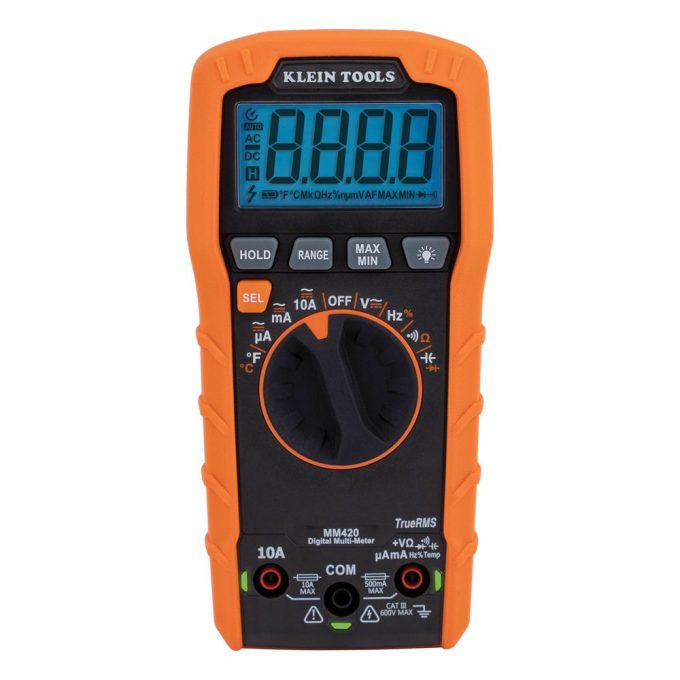 Klein Tools MM420 Digital Multimeter, Auto-Ranging TRMS Multimeter - Image 2