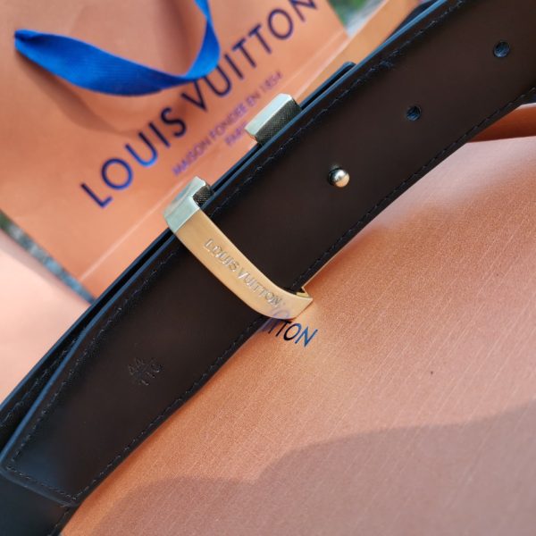 Double Buckle Embossed Men's Belt