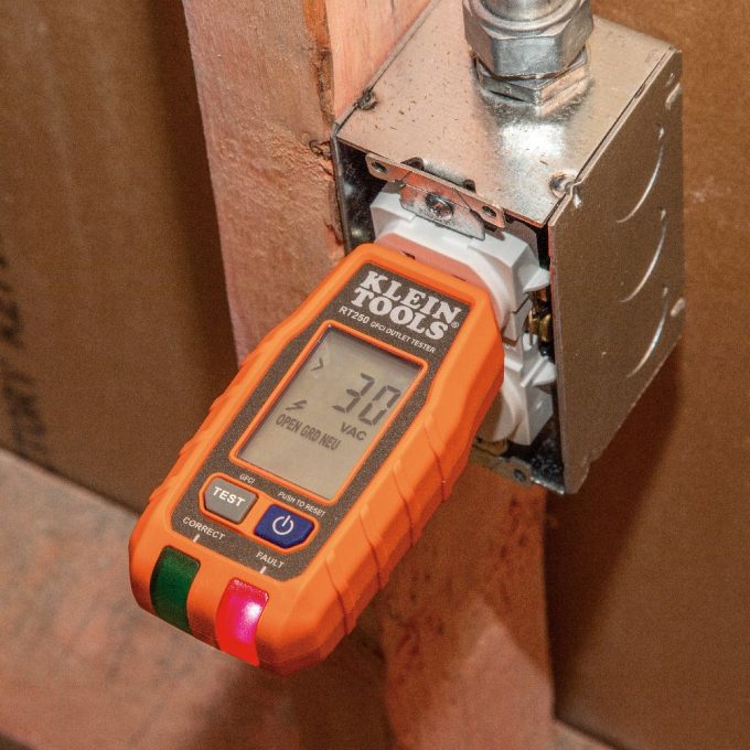 Klein Tools RT250KIT Premium Non-Contact Voltage and GFCI Receptacle Electrical Test Kit - Image 7