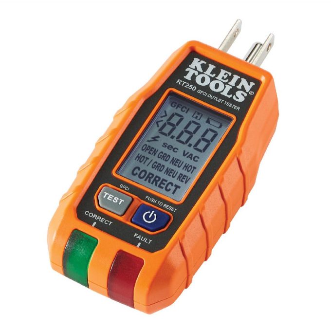 Klein Tools RT250KIT Premium Non-Contact Voltage and GFCI Receptacle Electrical Test Kit - Image 8