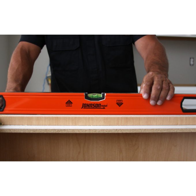 Johnson 9850-7200 72" Heavy Duty Aluminum Box Level - Image 2