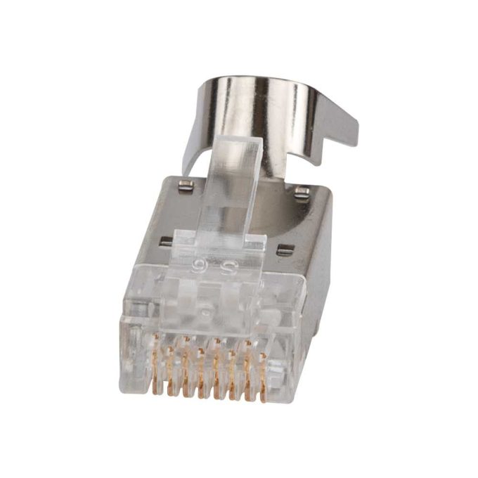 Klein Tools VDV826-754 Pass-Thru™ Modular Data Plug, RJ45-CAT6A, Shielded (STP), 100-Pack - Image 4