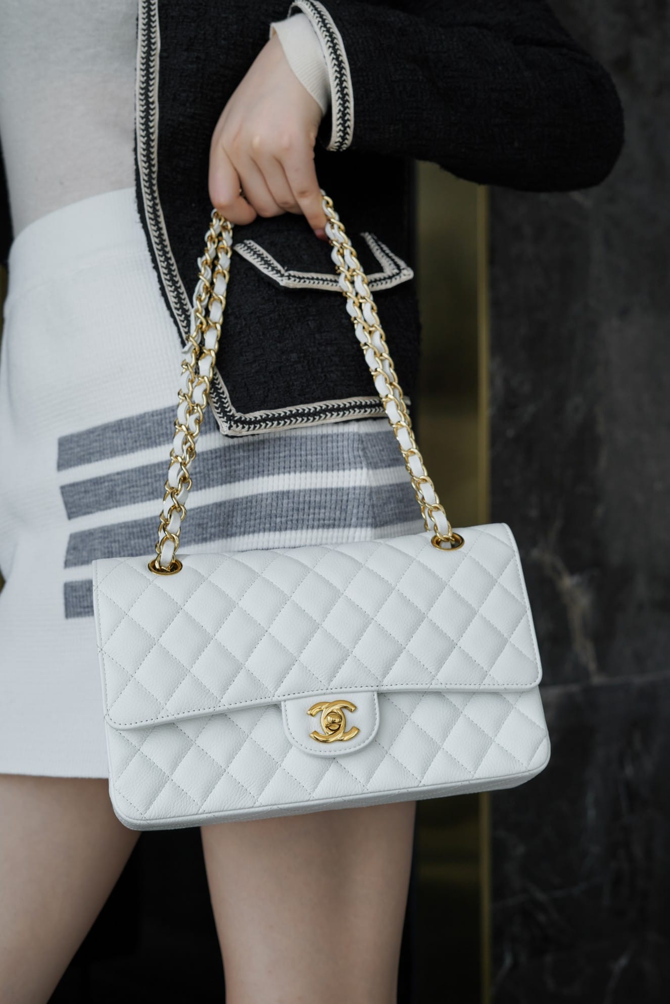 CC CF25 Classic flap bag Caviar leather - Image 2