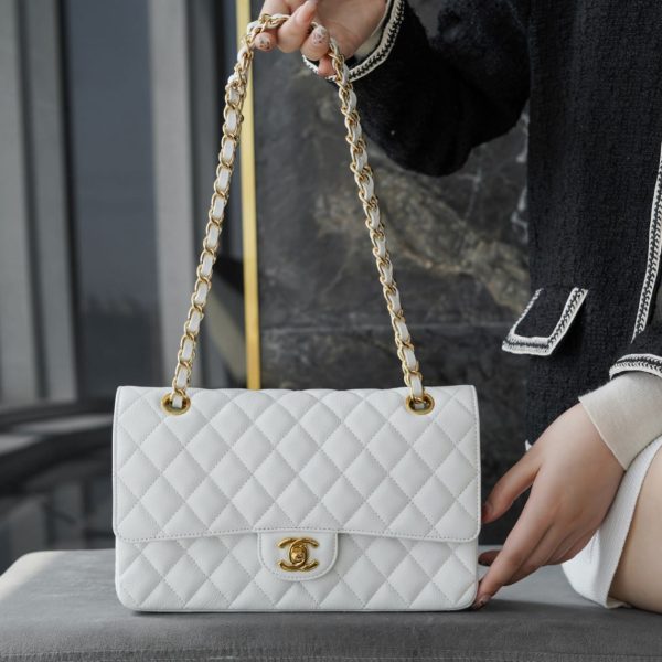 CC CF25 Classic flap bag Caviar leather