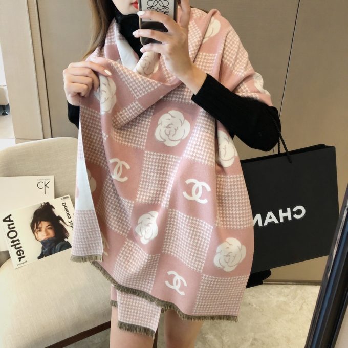 180*65Cm 100% Cashmere Scarf Wj-985010