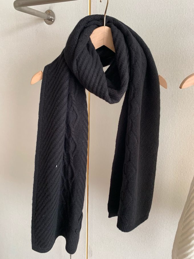 Fashion Cashmere 200X30Cm Alphabet Knitted Scarf Wj-985224 - Image 3