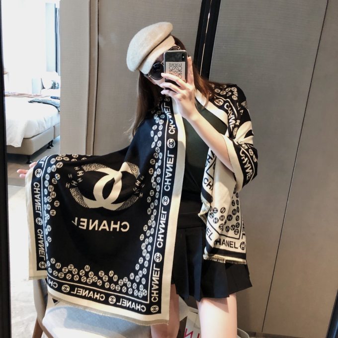 5 Color 180*65Cm Cashmere Autumn And Winter Warm Scarf Wj-985008