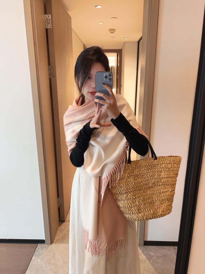 5 Color 200*60Cm Fashion Cotton Material Scarf Wj-985093 - Image 4