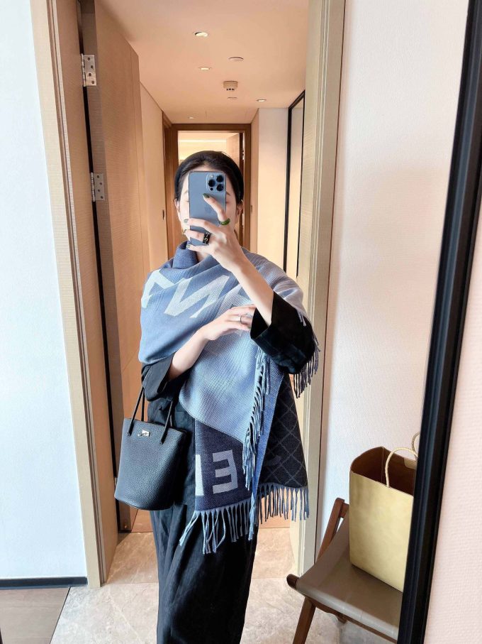 180*65Cm Double-Sided Cashmere Material Scarf Wj-985088 - Image 5