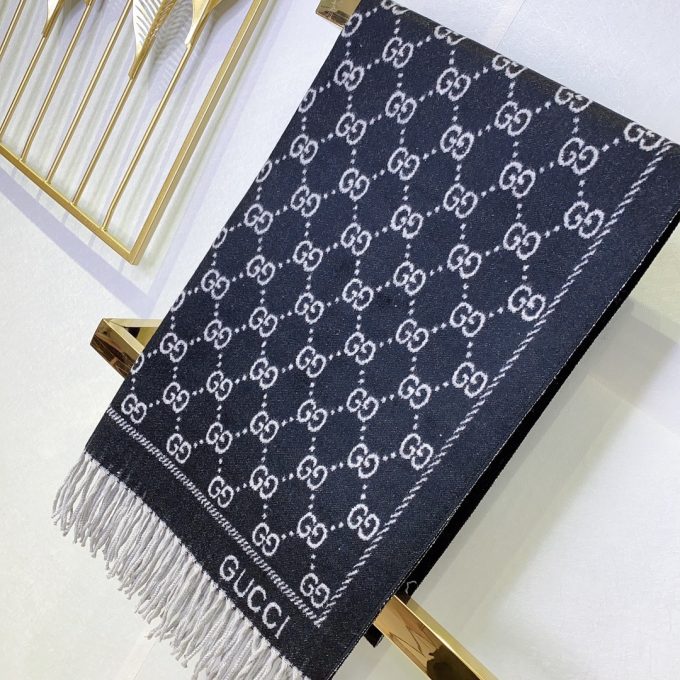 Fashion Cashmere 180X62Cm Alphabets Scarf Wj-985169