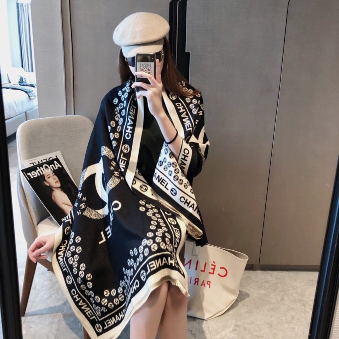 5 Color 180*65Cm Cashmere Autumn And Winter Warm Scarf Wj-985008 - Image 2