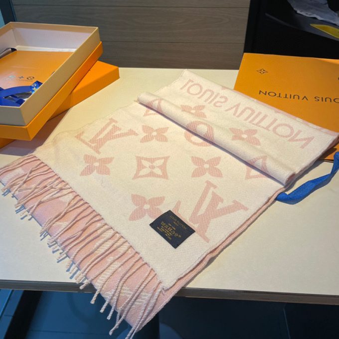 4 Color 100% Cashmere Scarf Wj-922000327 - Image 3