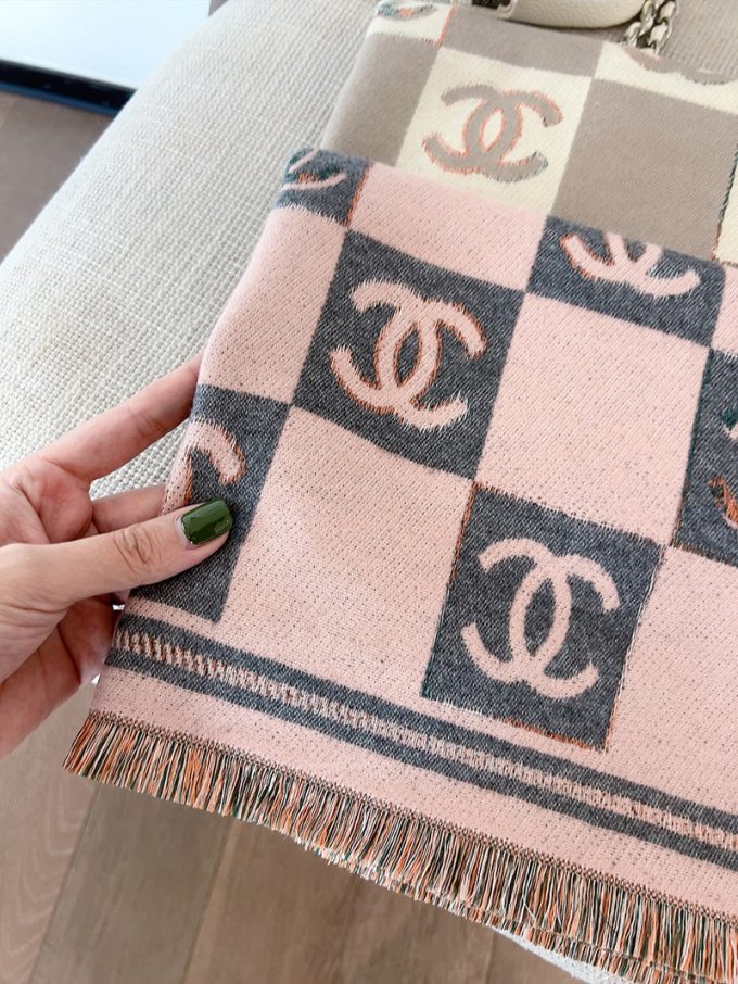 4 Color Premium 100% Cashmere Scarf Wj-922000450 - Image 3