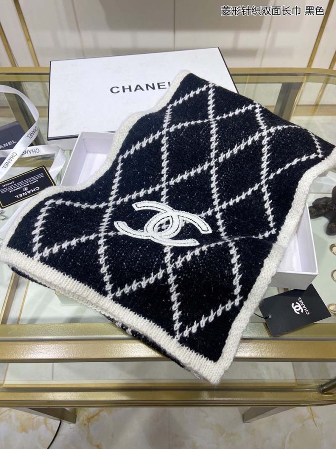 Fashion 100% Cashmere 190X30Cm Embroidery Scarf Wj-985148