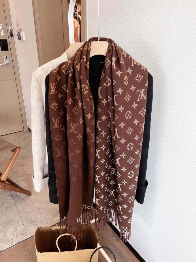 5 Color 180*65Cm Cashmere Material Scarf Wj-985082