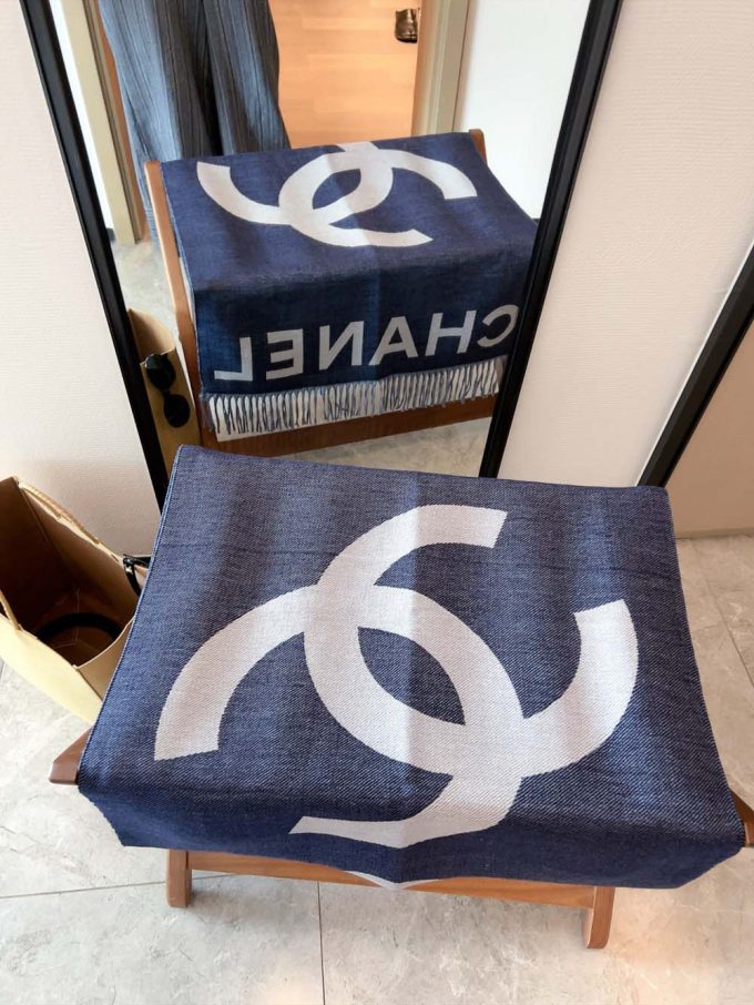 180*65Cm Double-Sided Cashmere Material Scarf Wj-985088