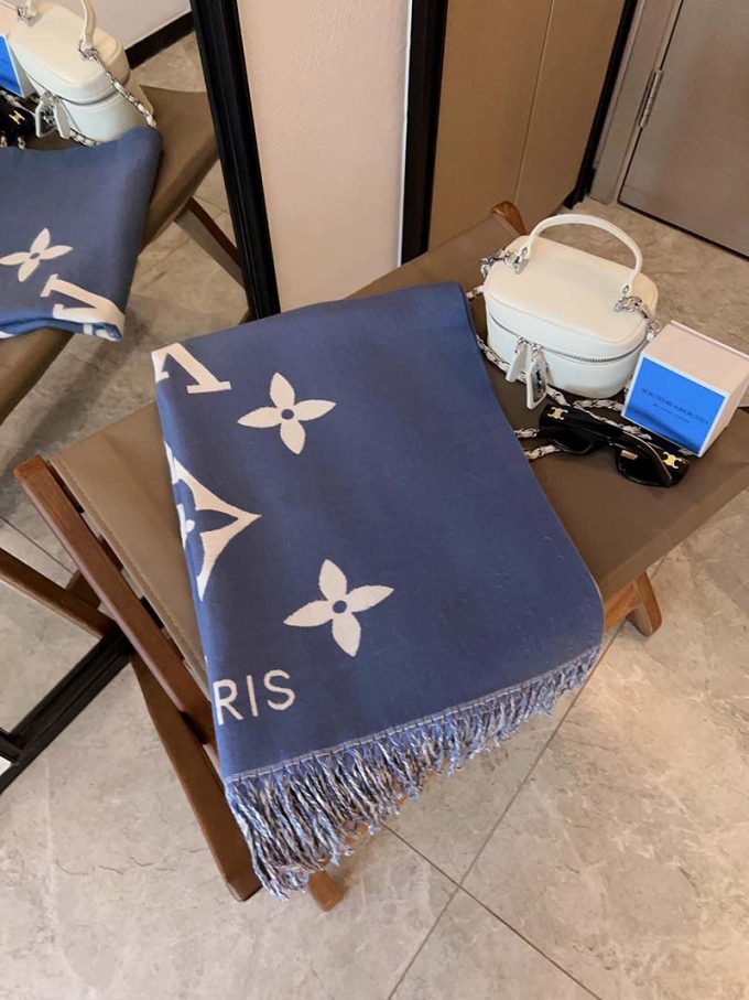 8 Color 180*65Cm Autumn And Winter High-End Cashmere Blend Scarf Wj-985031 - Image 3