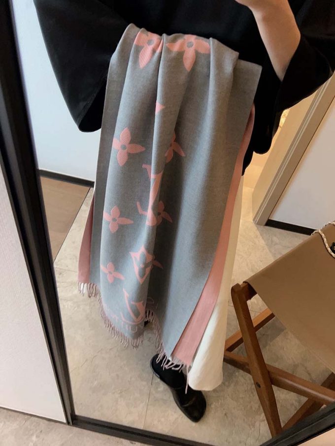 8 Color 180*65Cm Autumn And Winter High-End Cashmere Blend Scarf Wj-985031 - Image 6