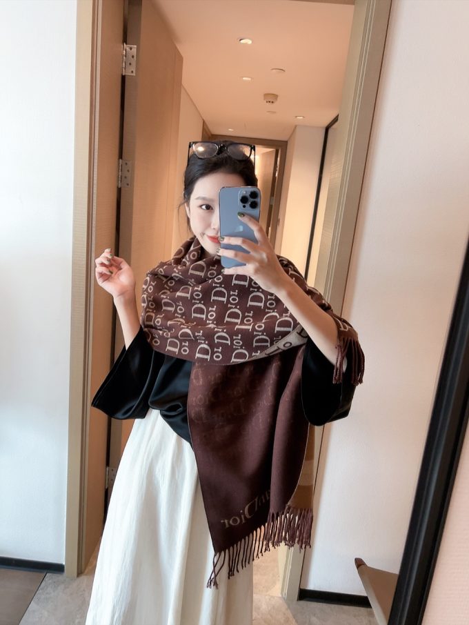 190*65Cm Fashion Double-Sided Jacquard Pattern Scarf Wj-985110 - Image 6