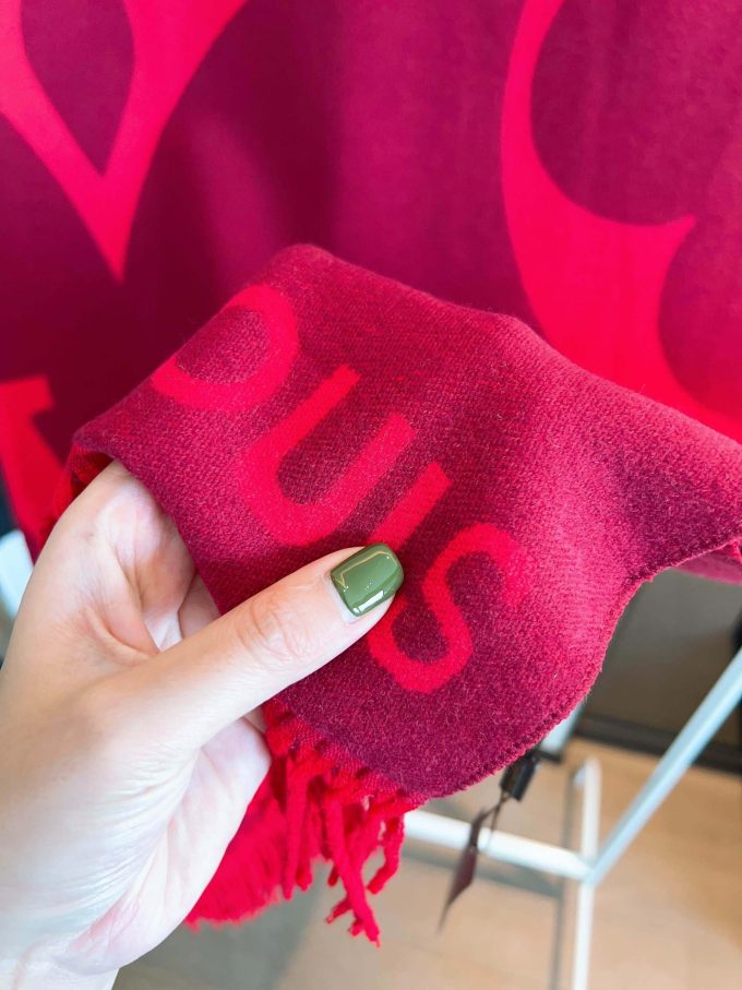 180*65Cm Fashion Rabbit Velvet Scarf Wj-985119 - Image 2