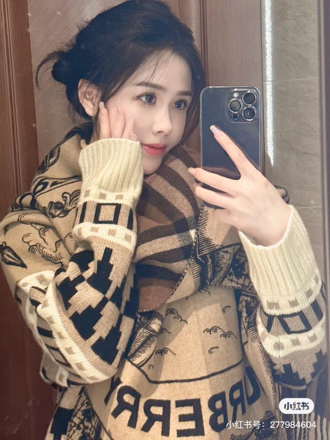 180*65Cm Fashion Autumn And Winter Premium 100% Cashmere Scarf Blanket Wj-985041 - Image 5