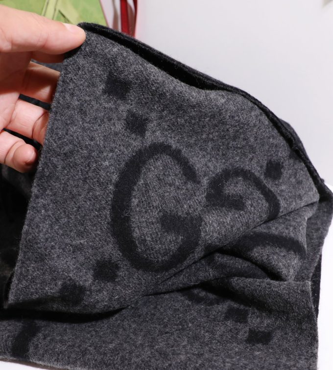 2 Color 45*200Cm Fashion Autumn And Winter Premium 100% Cashmere Scarf Blanket Wj-985046 - Image 2