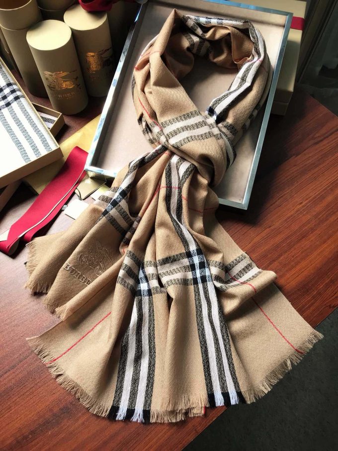 3 Color 220*70Cm Classic Tencel Cotton Material Scarf Wj-985066 - Image 6