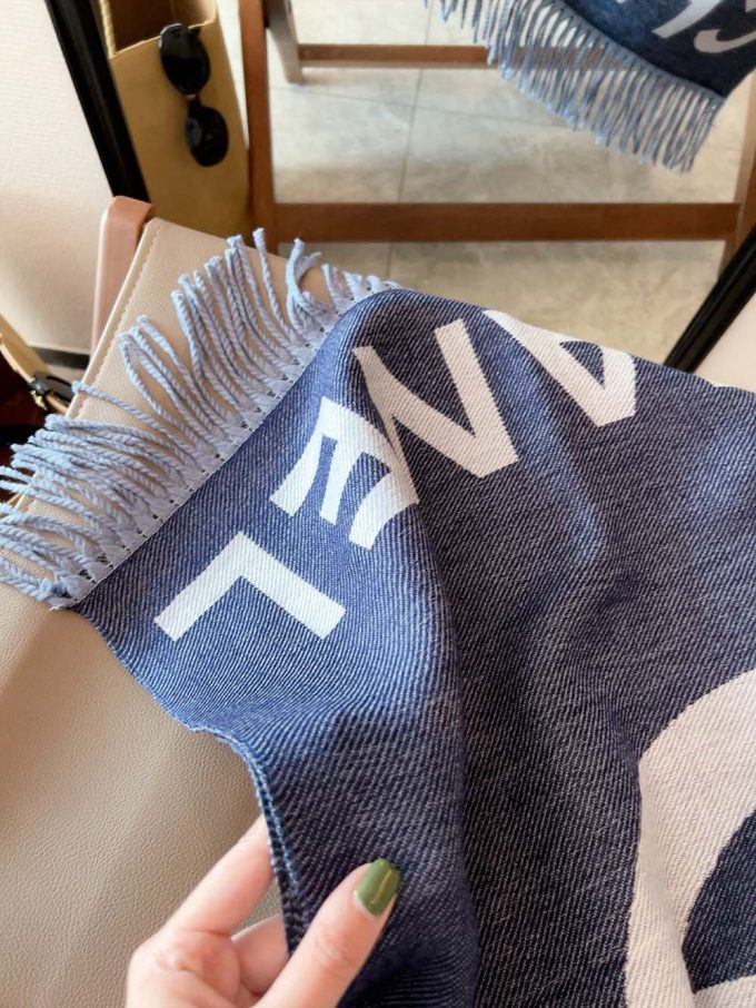 180*65Cm Double-Sided Cashmere Material Scarf Wj-985088 - Image 3
