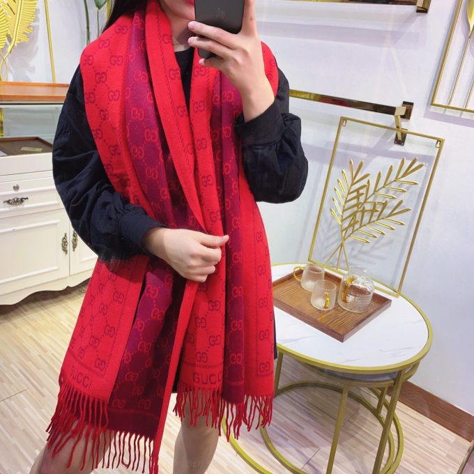 Fashion Cashmere 180X62Cm Alphabets Scarf Wj-985169 - Image 2