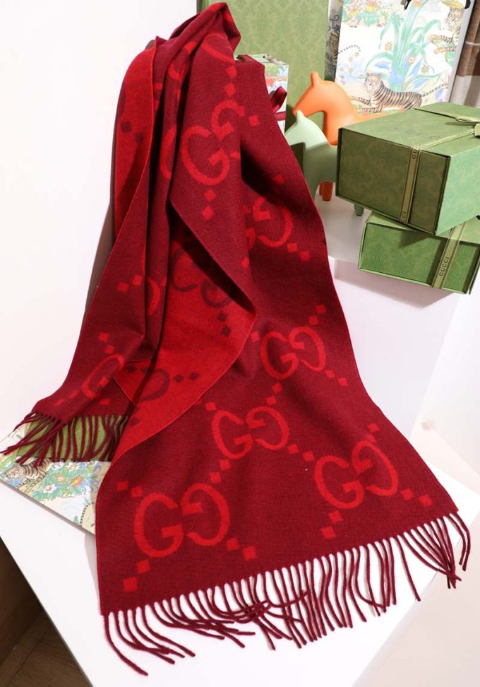 2 Color 45*200Cm Fashion Autumn And Winter Premium 100% Cashmere Scarf Blanket Wj-985046 - Image 7