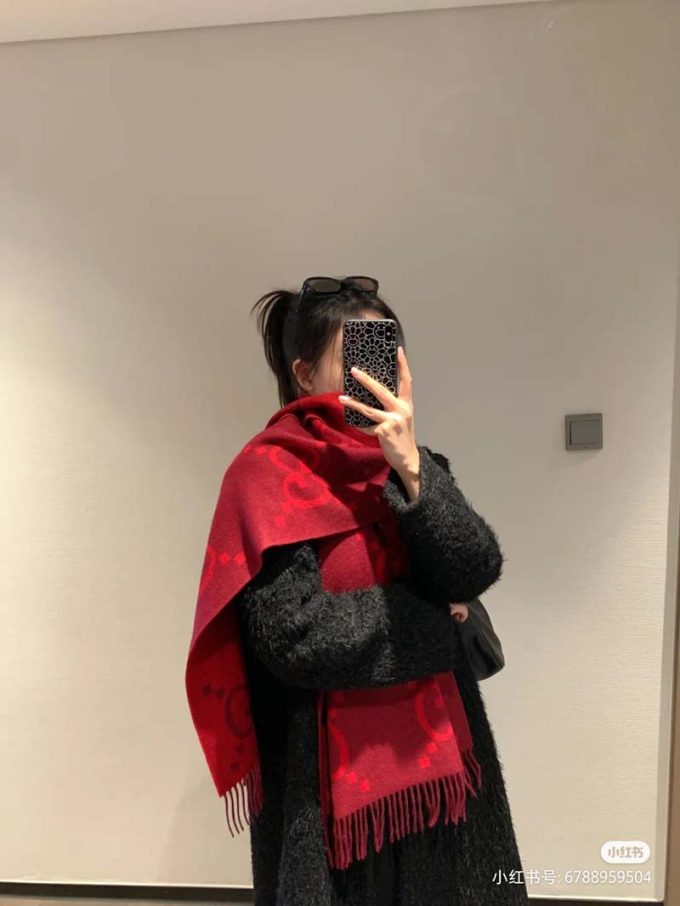 2 Color 45*200Cm Fashion Autumn And Winter Premium 100% Cashmere Scarf Blanket Wj-985046 - Image 8