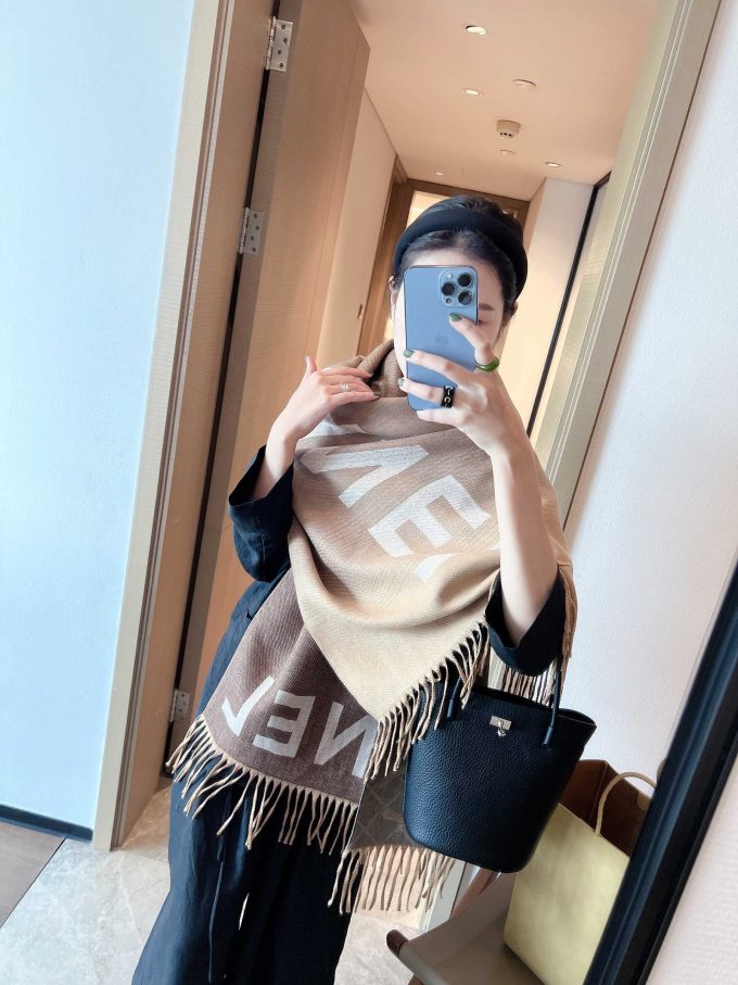 180*65Cm Double-Sided Cashmere Material Scarf Wj-985088 - Image 6