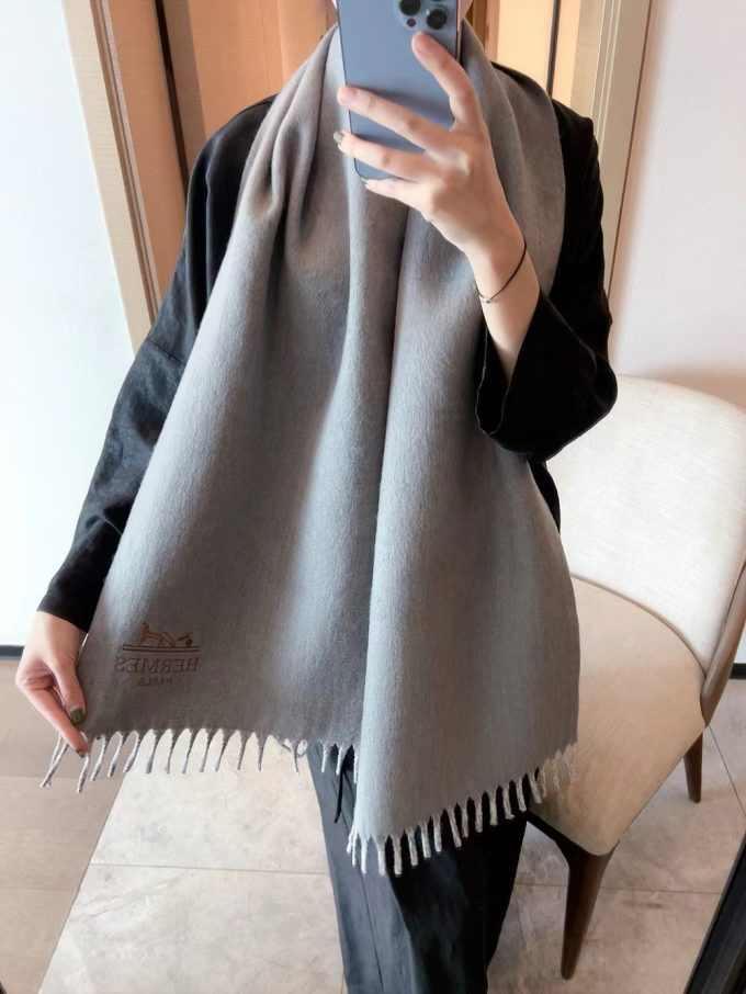 6 Color 180*30Cm Cashmere Breathable Green Scarf Wj-985121 - Image 8