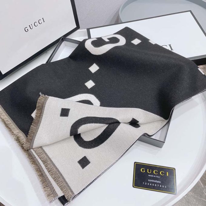 180*65Cm Double Sided Color Cashmere-Blend Cotton Scarf Wj-985007 - Image 10