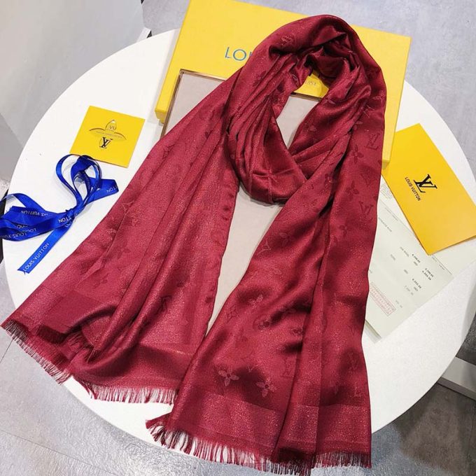 5 Color 180*70Cm Classic Tencel Cotton Material With Gold Thread Scarf Wj-985056 - Image 7