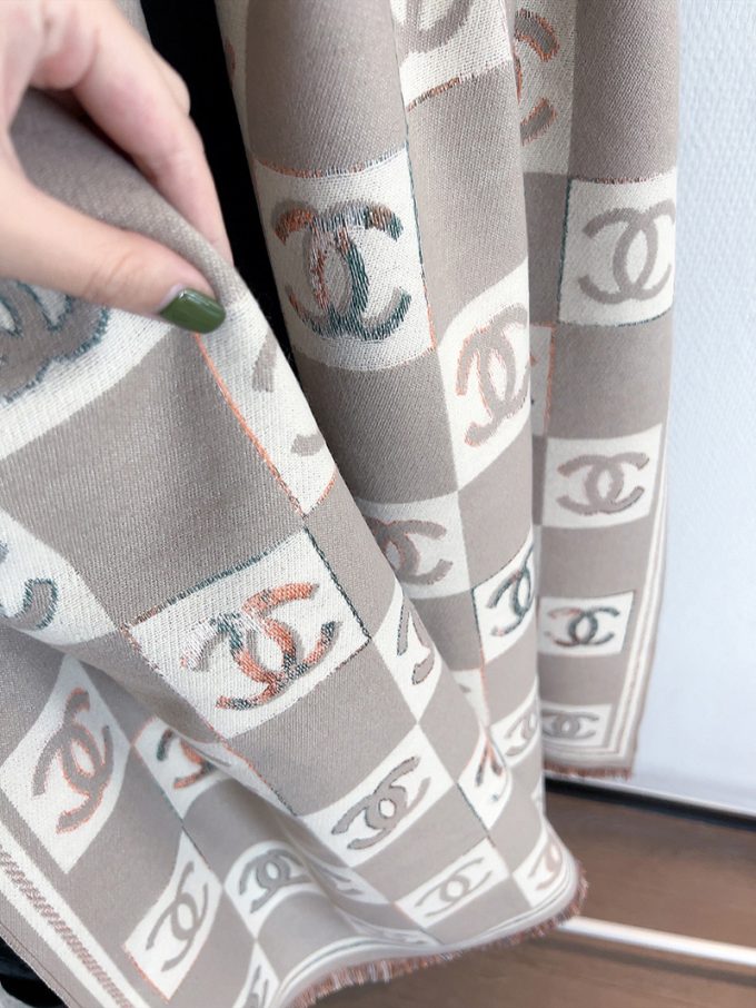 4 Color Premium 100% Cashmere Scarf Wj-922000450 - Image 5