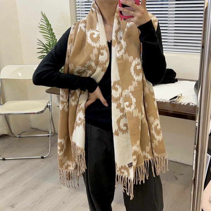 2 Color Scarf 180*65Cm Wj-922000259 - Image 4